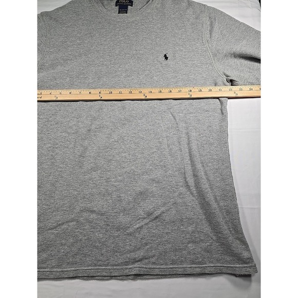 Polo Ralph Lauren Mens 2xl Gray Knit Long Sleeve Sweatshirt Sweater - Picture 6 of 7